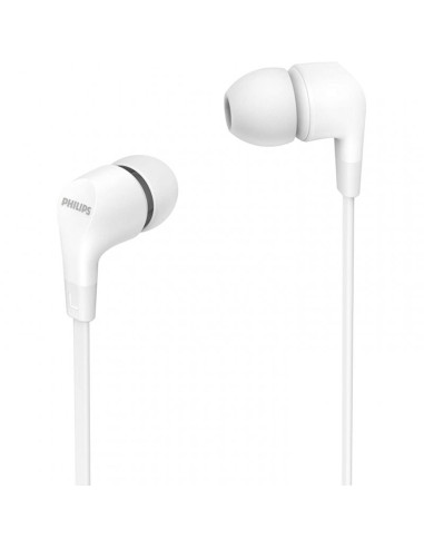 Auriculares philips tae1105wt - 00 jack 3.5mm blanco