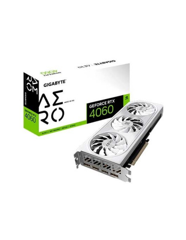 Tarjeta grafica vga gigabyte rtx 4060 aero oc 8gb gddr6  gv - n4060aero oc - 8gd 1.0