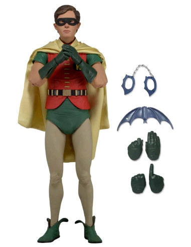 Figura neca dc comics robin 1966 burt ward