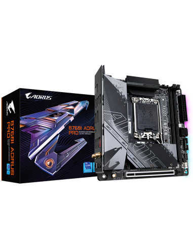 Placa base gigabyte b760i aorus pro 1700 mitx 2xddr5