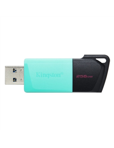 Memoria usb 3.2 kingston 256gb datatraveler dtxm turquesa