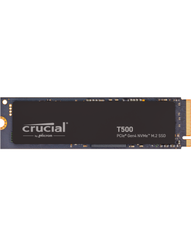 Disco duro interno solido ssd crucial t500 500gb pcie nvme 4.0 x4