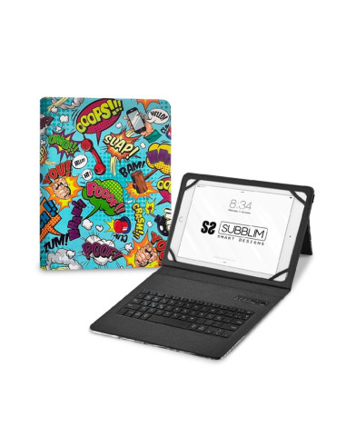 Funda + teclado subblim keytab pro 11pulgadas trendy comic