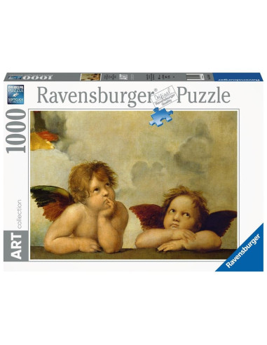 Puzzle ravensburger raffaello: cherubini 1000 piezas