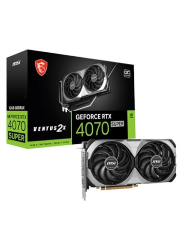 Tarjeta grafica msi vga nvidia rtx 4070 super 12g ventus 2x oc