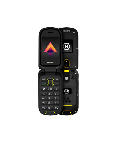 Telefono movil hammer bow 2.4pulgadas 48mb black