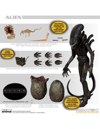 Figura mezco toyz alien alien the one 12 collective