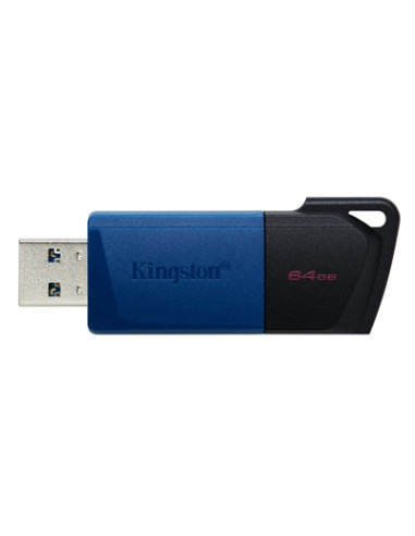 Memoria usb 3.2 kingston 64gb datatraveler dtxm azul