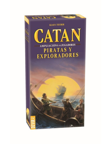 Juego de mesa devir catan piratas y exploradores 5 - 6 jugadores