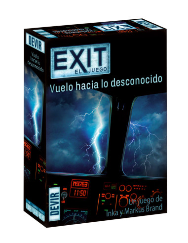 Juego de mesa devir exit 15 vuelo hacia lo desconocido