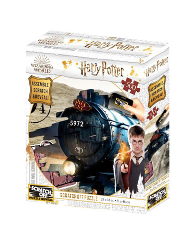 Puzzle para rascar harry potter hogwarts express 500 piezas