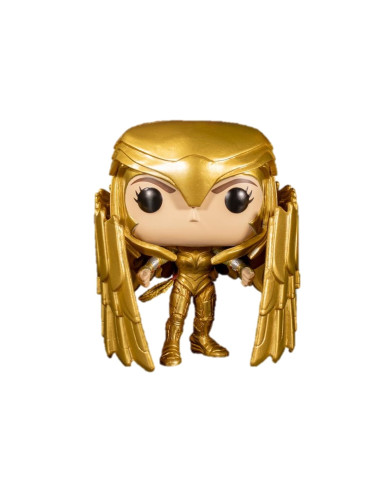 Funko pop dc wonder woman 1984 wonder woman traje dorado efecto metalico exclusivo 46659