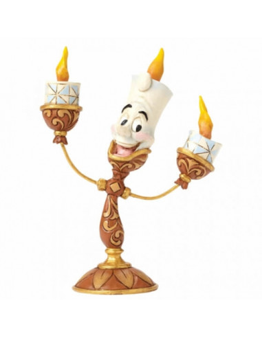 Figura enesco disney la bella y la bestia lumiere