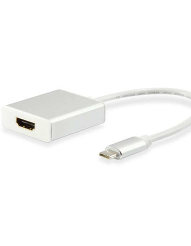 Adaptador equip usb tipo c macho a hdmi 4k hembra 015cm ref.133452