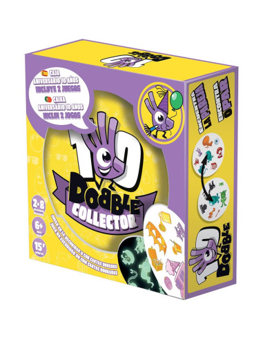 Juego de mesa asmodee dobble edicion coleccionista 10º aniversario pegi 6