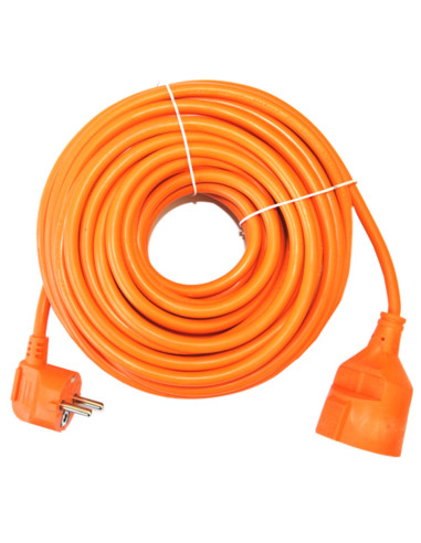 Prolongador de corriente silver electrics 15m -  3x 1.5mm -  250v -  16a -  3.500w naranja