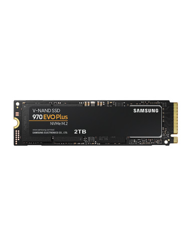 Disco duro interno solido ssd samsung mz - v7s2t0bw - 970 evo plus -  2tb -  m.2 nvme