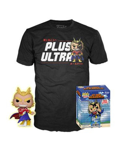 Pop & tee my hero academia all might funko + camiseta talla m ut - 56664m