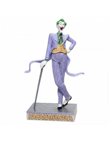 Figura enesco dc comics batman the joker hahahaha version