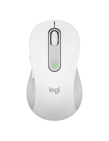 Mouse raton logitech m650 for business grande wireless inalambrico blanco crudo