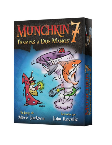 Juego de mesa munchkin 7: trampas a dos manos pegi 10