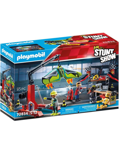 Playmobil air stuntshow estacion de servicio