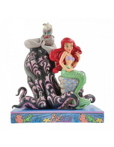 Figura enesco disney la sirenita ariel y úrsula