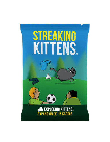 Juego de mesa pack expansion exploding kittens streaking kittens pegi 7