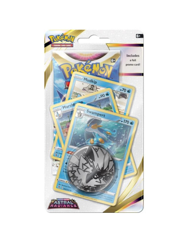 Juego de cartas pokemon tcg sword and shield astral radiance ss10 premium blister 16 unidades inglés