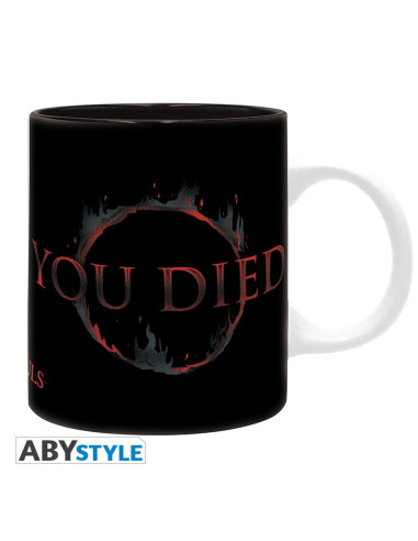 Taza abystyle dark souls -  you died - bonfire lit