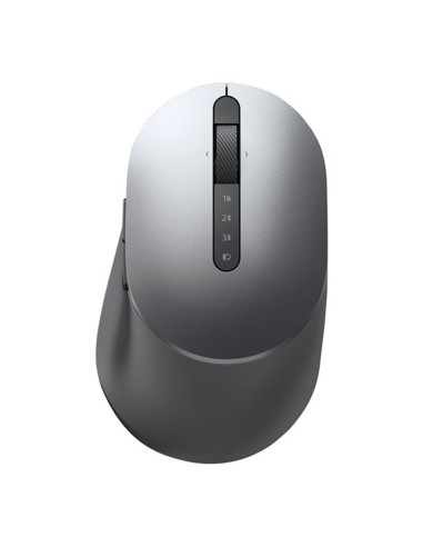 Mouse raton dell ms5320w optico 7 botones 1600ppp wireless inalambrico gris titanio