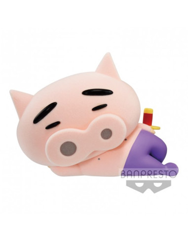 Figura banpresto fluffy puffy crayon shin - chan buriburi zaemon ver. a