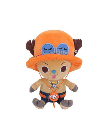 Peluche sakami one piece chopper x ace 20 cm