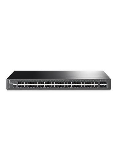 Switch 48 puertos tp - link 10 - 100 - 1000 rack 19pulgadas 1u +4sfp gestion l2