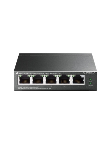 Switch 5 puertos tp - link tl - sf1005lp 10 - 100 4 puertos poe