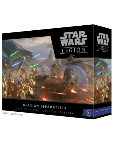 Juego de mesa star wars legión: invasión separatista pegi 14