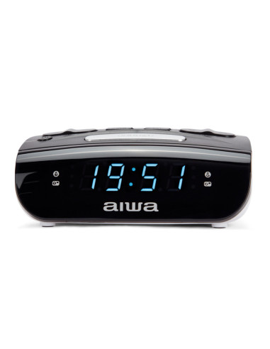 Radio reloj despertador aiwa cr - 15 negro - blanco