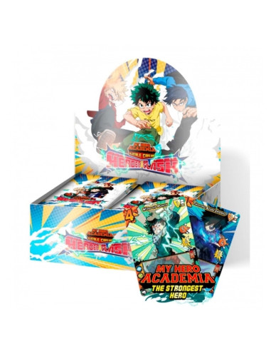 Juego de cartas my hero academia booster box display series 3 24 unidades inglés