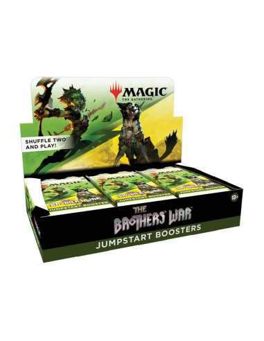 Caja de cartas wizards of the coast magic the gathering theme booster brothers war 18 unidades inglés