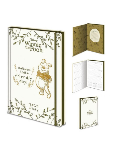 Diario pyramid 2023 winnie the pooh  friendly day