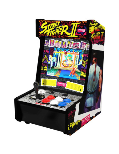 Consola retro arcade 1 up street figther ii