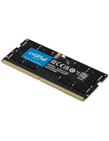 Memoria ram ddr5 16gb crucial - sodimm - 5200 mhz - pc5 41600 - cl42 - 1.1v