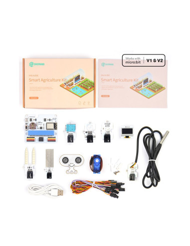 Kit de sensores inteligentes micro:bit agricultura inteligente - smart agriculture kit - sin placa