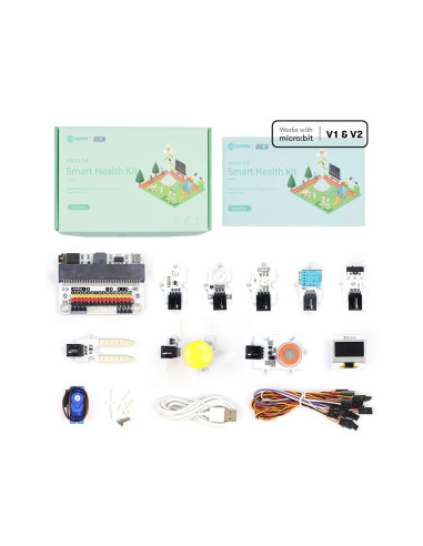 Kit de sensores inteligentes micro:bit salud inteligente - smart health kit - sin placa