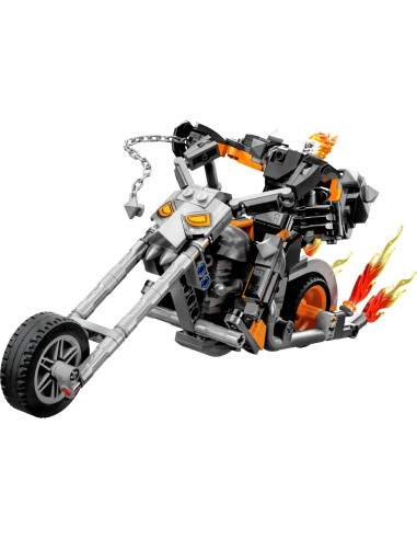 Lego marvel meca y moto del motorista