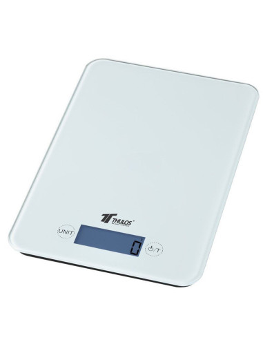 Bascula de cocina digital thulos th - ds107 blanco carga maxima 5kg