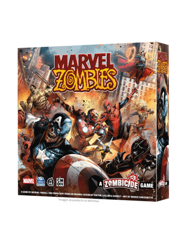 Juego de mesa marvel zombies edad recomendada 14 años