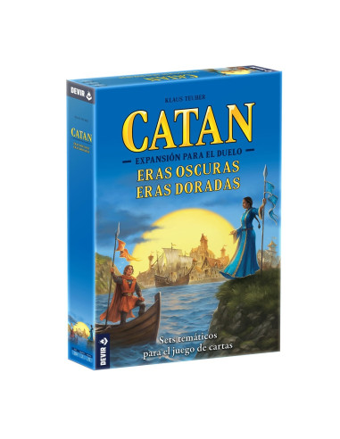 Juego de mesa devir catan el duelo eras oscuras eras doradas