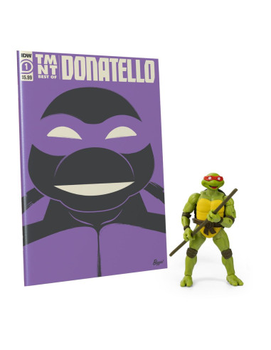 Figura y comic the loyal subjects tortugas ninja bst axn x idw donatello exclusive