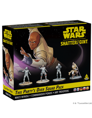 Juego de mesa star wars shatter point his partys over squad pack